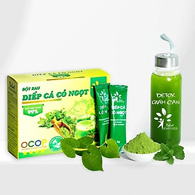 Bột diếp cá cỏ ngọt sấy lạnh Dalat ichifoods - Đạt chứng nhận OCOP 4 Sao