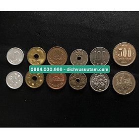 Mua XU Nhật Bản đủ bộ 6 viên khác nhau