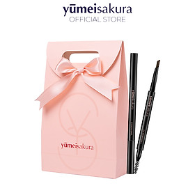 Gift Combo Chì Kẻ Mày Bền Màu Và Túi Son Yumeisakura Phiên Bản Giới Hạn