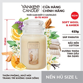 Mua Nến hũ Yankee Candle size L - Soft Wool & Amber (623g)