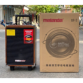 Mua Loa kéo Malata Q8-2 - Loa kéo di động bass 2 tấc - Tặng kèm 2 micro không dây - Công suất lên đến 200W - Đầy đủ kết nối Bluetooth  AUX  USB  TF card  TWS - Cổng 6.5 cắm micro ngoài - Tích hợp sẵn 4 chế độ Effect - Hàng nhập khẩu