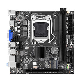 Computer Desktop Motherboard 16G Memory Capacity 2x DDR3 Dual Channel H61S Motherboard