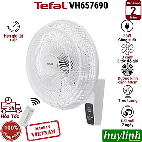 Mua Quạt treo tường Turbo Life Tefal VH657690 - 55W - Có Remote - Sản xuất tại Việt Nam - Hàng chính hãng