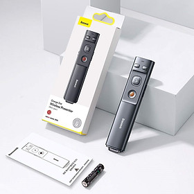 Bút Laser trình chiếu Baseus Orange Dot Wireless Presenter - Hàng chính hãng