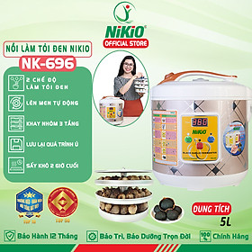 Mua Máy (Nồi) Làm Tỏi Đen Nikio NK-696 - Công Nghệ Nhật Bản  Làm Tỏi Đen 12-15 Ngày  Tỉ Lệ Thành Công 99%  Tỏi Thơm Ngon Giàu Dinh Dưỡng - Bạc Kẻ Vuông - Hàng chính hãng