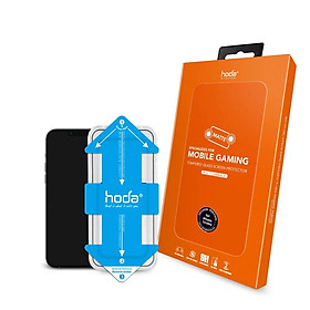 Dán cường lực dành cho iphone 12 pro max/13/13 pro/13 mini/13 pro max hoda full chống vân tay kèm khung dán - hàng nhập khẩu