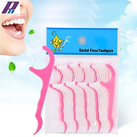 Mua Tăm Chỉ Nha Khoa Gói 25 Que Chăm Sóc Răng Miệng 174
