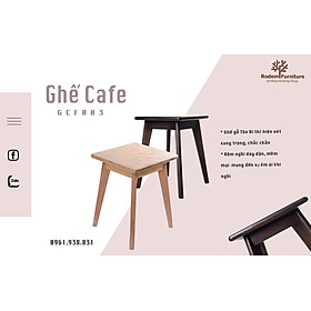 Mua Ghế gỗ mặt vuông GCF002