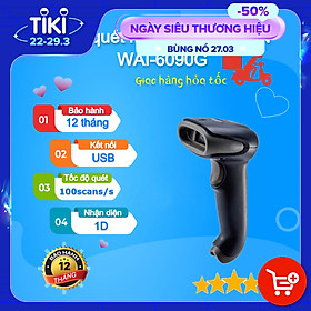 Mua Máy Quét Mã Vạch Winson 6090G (có dây) Đầu độc mã vạch quét mã QR Code Hàng chính hãng