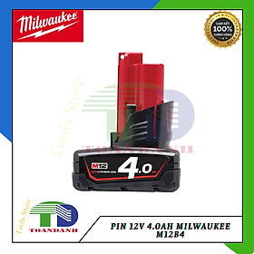 Pin 12V 4.0Ah milwaukee M12B4