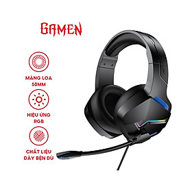 Mua Tai Nghe Gamen GH2200 Kiểu Dáng Gaming Led RGB Over Ear - Hàng Chính Hãng