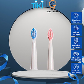 Set 2 Đầu bàn chải điện thay thế SeaSy X8 Pro lông chải siêu mềm kháng