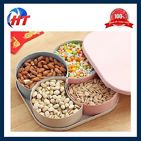 Mua Khay/Hộp Vuông Đựng Bánh Kẹo 4 Ngăn - HT
