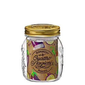 Hũ thủy tinh nắp thiếc Bormioli Rocco Quattro 500ml – 700ml | Đựng gia vị, thực phẩm khô – Hàng Italy