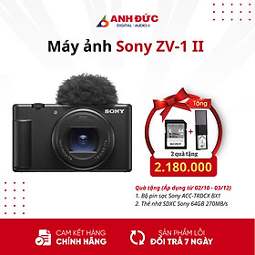 Mua Máy Ảnh Sony ZV-1 II (Mark 2) - Hàng Chính Hãng