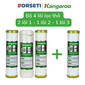 Combo 4 lõi lọc cho máy lọc nước KANGAROO hàng chính hãng
