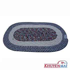 Mua Thảm Chân Vải Đan Hình Ovan - Dày