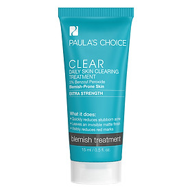 Dung Dịch Hỗ Trợ Điều Trị Và Ngăn Ngừa Mụn Chuyên Sâu Paula's Choice Clear Extra Strength Daily Skin Clearing Treatment With 5% Benzoyl Peroxide (15ml)