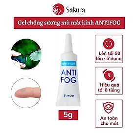 Gel lau kính chống bám hơi nước Anti Fog chống sương mù cho mắt kính cận kính lặn