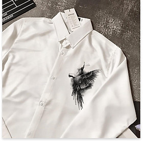 ÁO SƠ MI DÀI TAY NAM HOẠ TIẾT CỰC ĐẸP BẢNH BAO CHO CÁC BẠN KHANH AN