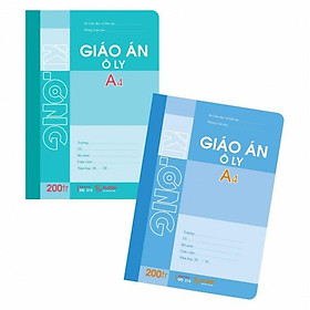 Vở giáo án ô ly - 200 trang; Ms 314 (T5)