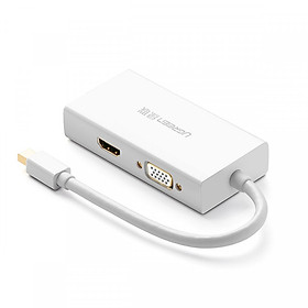 Mua Mini Dp To Hdmi/ Vga/ Dvi Converter Đầu Chuyển Đổi Md114 - 20417 Ugreen - Hàng Chính Hãng