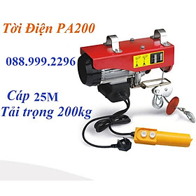Mua máy tời điện 200kg