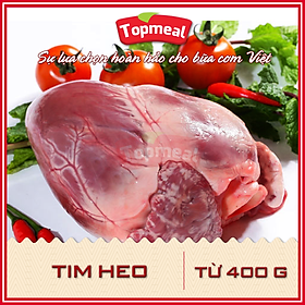 HCM - Tim heo từ 400g - Thích hợp với các món xào rau củ hoặc nấu cháo -