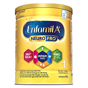 Sữa bột Enfamil A+ NeuroPro 1 với 2’-FL HMO cho trẻ từ 0 – 6 tháng tuổi– 830g