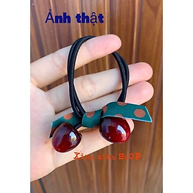 Dây buộc tóc, cột tóc hình quả cherry FREE SHIP phong cách Hàn Quốc xinh xắn dành cho nữ