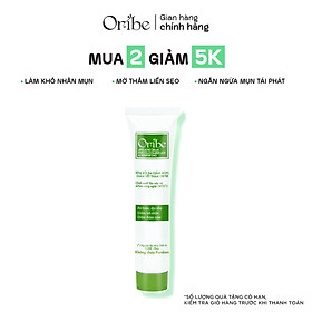 Kem Hỗ Trợ Giảm Mụn Ngừa Thâm Liền Sẹo Ori'be Chiết Xuất Tảo Nâu Từ Pháp Tuýp 20g