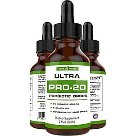 Probiotic for Women and Men – 20 Strain Liquid Probiotic Supplement - Acidophilus Probiotic - Womens Probiotic, Prebiotics and Probiotics - Best Probiotic for Digestion, Irritable Bowel & Leaky Gut