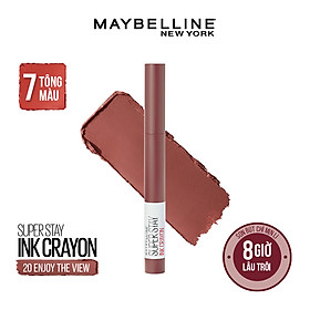 Son bút chì mịn lì 8h lâu trôi Maybelline New York Super Stay Ink Crayon Lipstick 1.2g