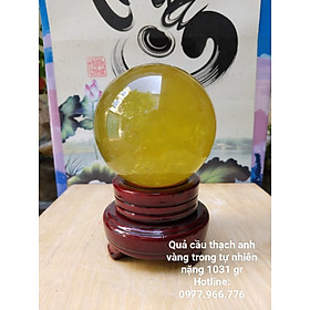 Mua Quả Cầu Thạch Anh Vàng Chanh - Hợp Mệnh Kim  Thổ