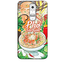 Ốp lưng dành cho điện thoại LG G2 Hình Phở Sài Gòn - Hàng chính hãng