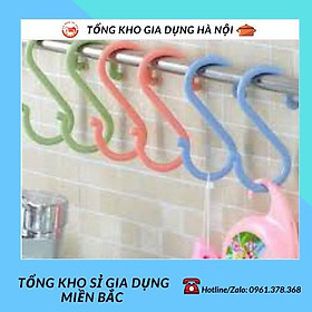 Mua BỘ 8 MÓC TREO TƯỜNG HÌNH CHỮ S 2194 TỔNG KHO SỈ GIA DỤNG