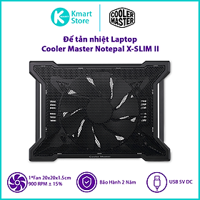 Mua Đế tản nhiệt laptop Cooler Master NOTEPAL X-SLIM II - Hàng Chính Hãng