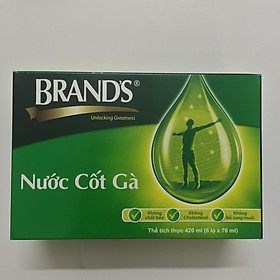 Hộp 6 Hũ Nước Cốt Gà Brand's (70ml/Hũ)