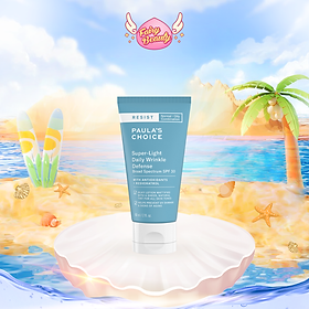Kem Chống Nắng Vật Lý Cho Da Dầu Lão Hóa Paula's Choice Resist Super - Light Daily Wrinkle Defence 60ml (Mã 7760)