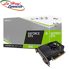 Mua Card màn hình - VGA PNY GeForce GTX 1650 4GB GDDR6 Single Fan (VCG16504D6SFMPB) - Hàng Chính Hãng