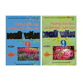 Sách - Combo Hướng Dẫn Học Và Làm Bài Làm Văn Ngữ Văn 9 (Tập 1 + Tập 2)