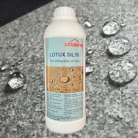 Mua SƠN CHỐNG THẤM HIỆU ỨNG LÁ SEN  THẨM THẤU  GỐC NƯỚC  VÔ HÌNH  CHỐNG BÁM BỤI - LOTUX SIL10