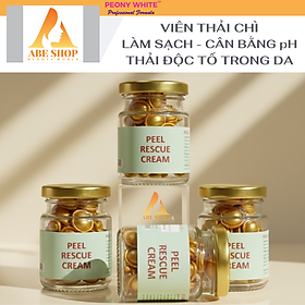 Viên Thải Chì PEONY WHITE 40v - Mờ Thâm Nám - Dưỡng Trắng Da - Giảm Tác Nhân Gây Nám - Phục Hồi - Chống Lão Hóa