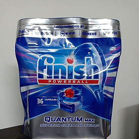 viên rửa chén finish quantum 36 viên đức