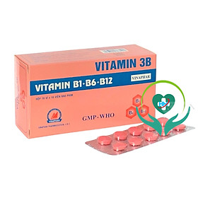 VITAMIN 3B - B1,B6,B12- Hộp 100 viên nén Vinaphar