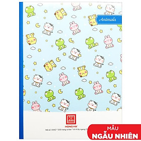 Vở Class Animals - 4 Ly Ngang 200 Trang 70gsm - Hồng Hà 0442 (Mẫu Màu Giao Ngẫu Nhiên)