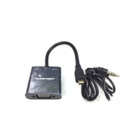 Mua Cáp Micro HDMI -  VGA + Audio KM KY H128B  Cáp chuyển đổi Micro HDMI sang Vga có audio Kingmaster KY H128B-HÀNG CHÍNH HÃNG