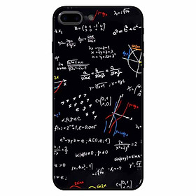 Ốp lưng in cho Iphone 7 Plus/ 8 Plus Mẫu Toán Học 2