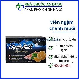 Viên ngâm chanh muối Himalaya giảm ho gió, ho khan,khản tiếng