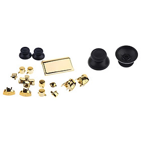 Replacement Full Buttons Custom Mods Kit Set +2xThumbsticks Cap For Sony PS4